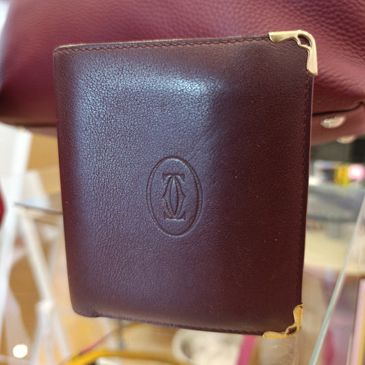 Portafoglio Cartier bordeaux