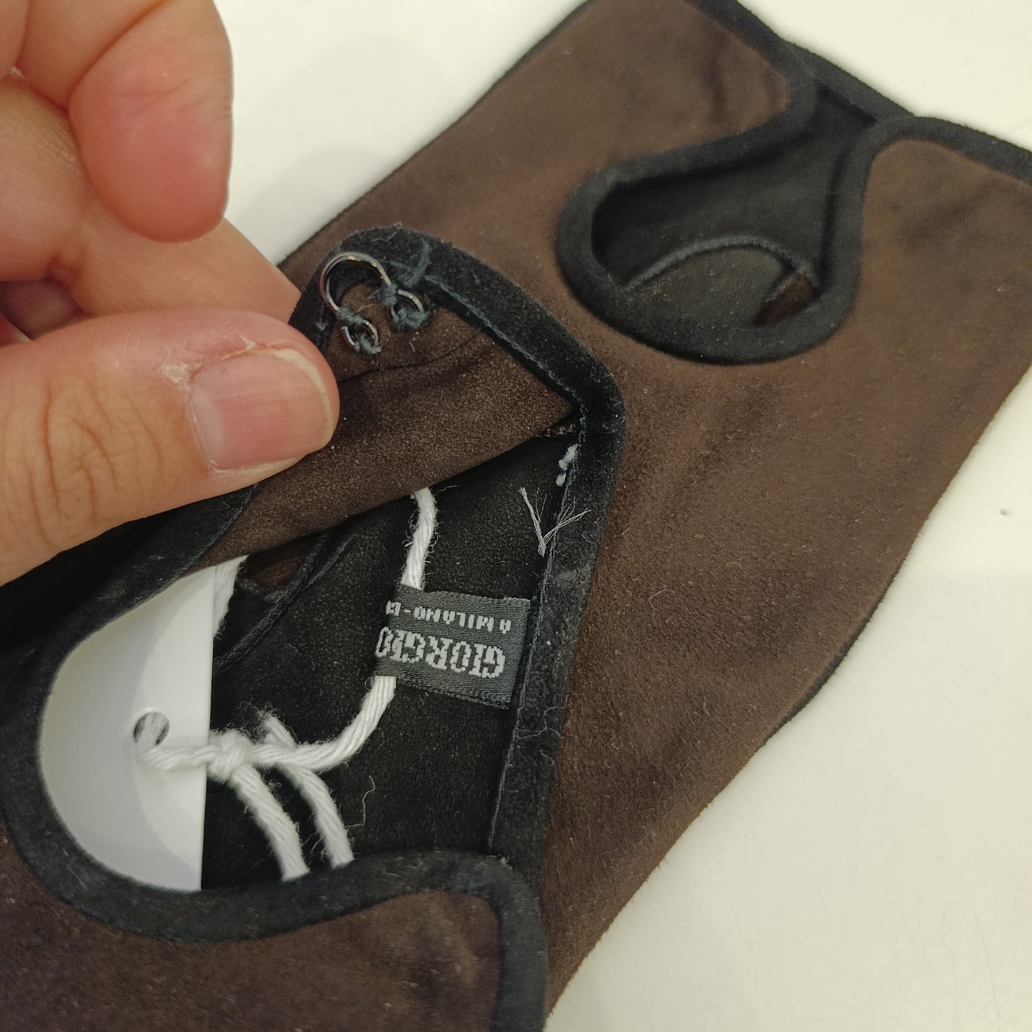 Guanti camoscio Giorgio Armani mis 7.5