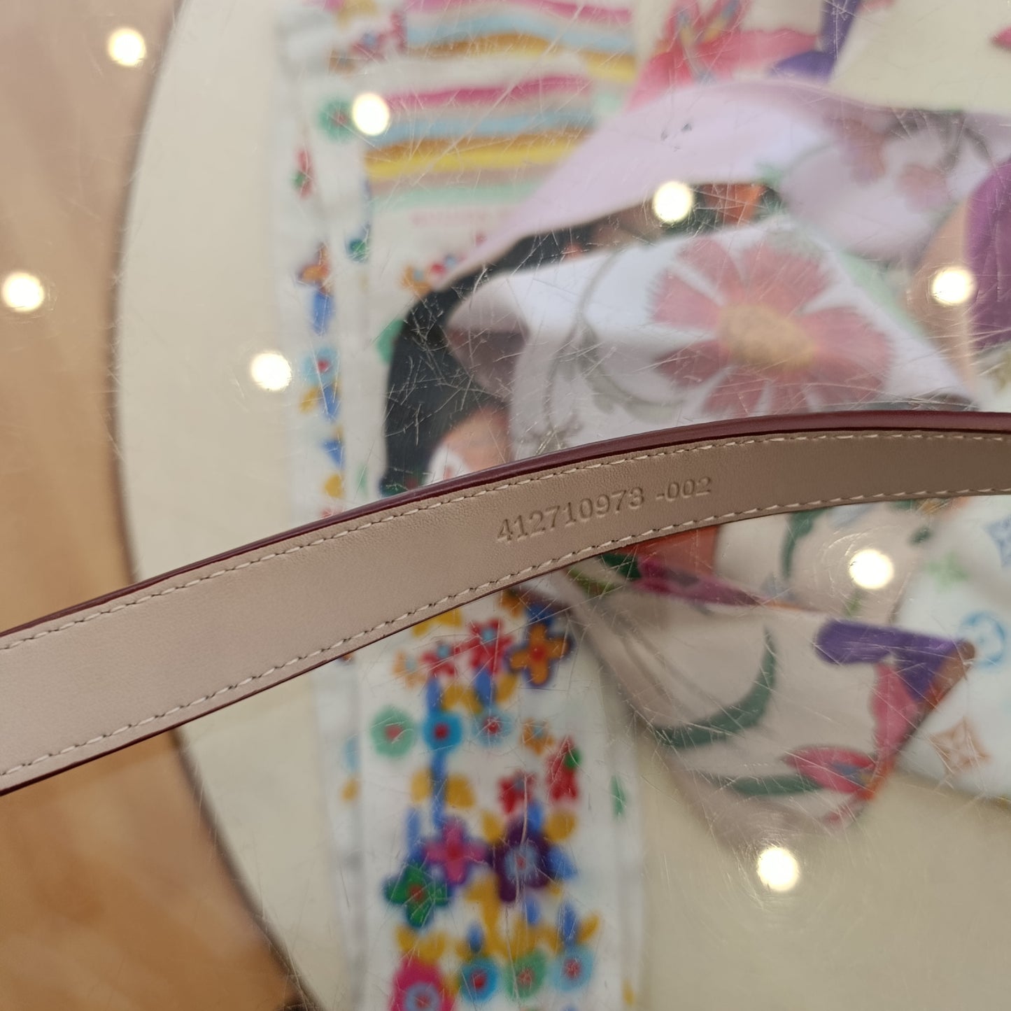 Cintura Ralph Lauren rossa tg S