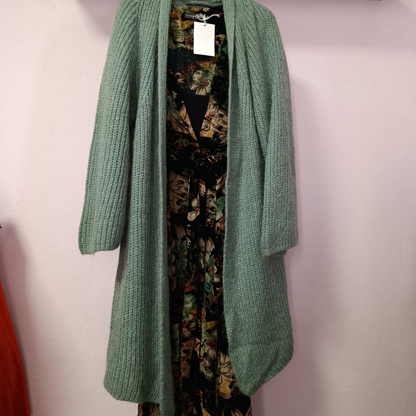 Abito Sandro Ferrone con cardigan tg 44