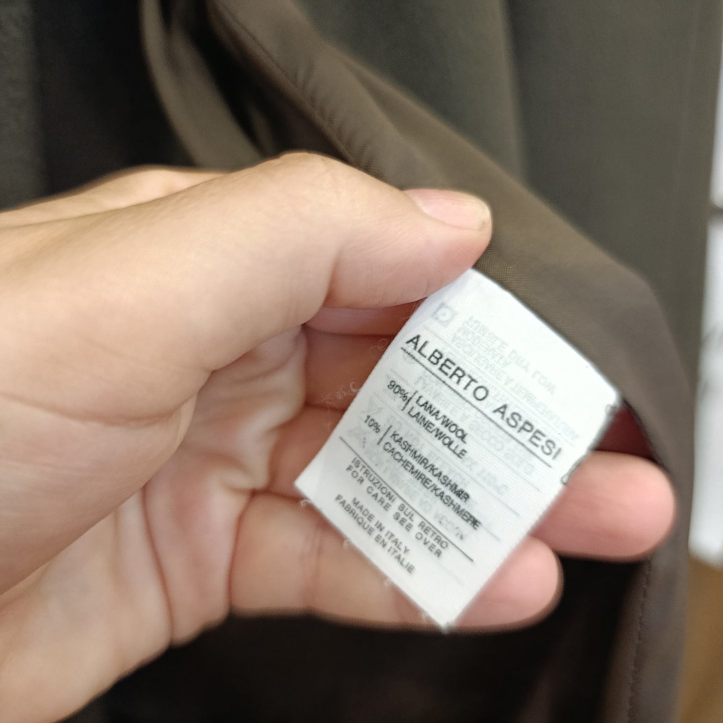 Cappotto Aspesi classico marrone tg 40