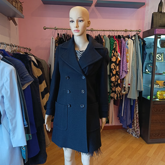 Cappotto Dundup nero classico tg 38