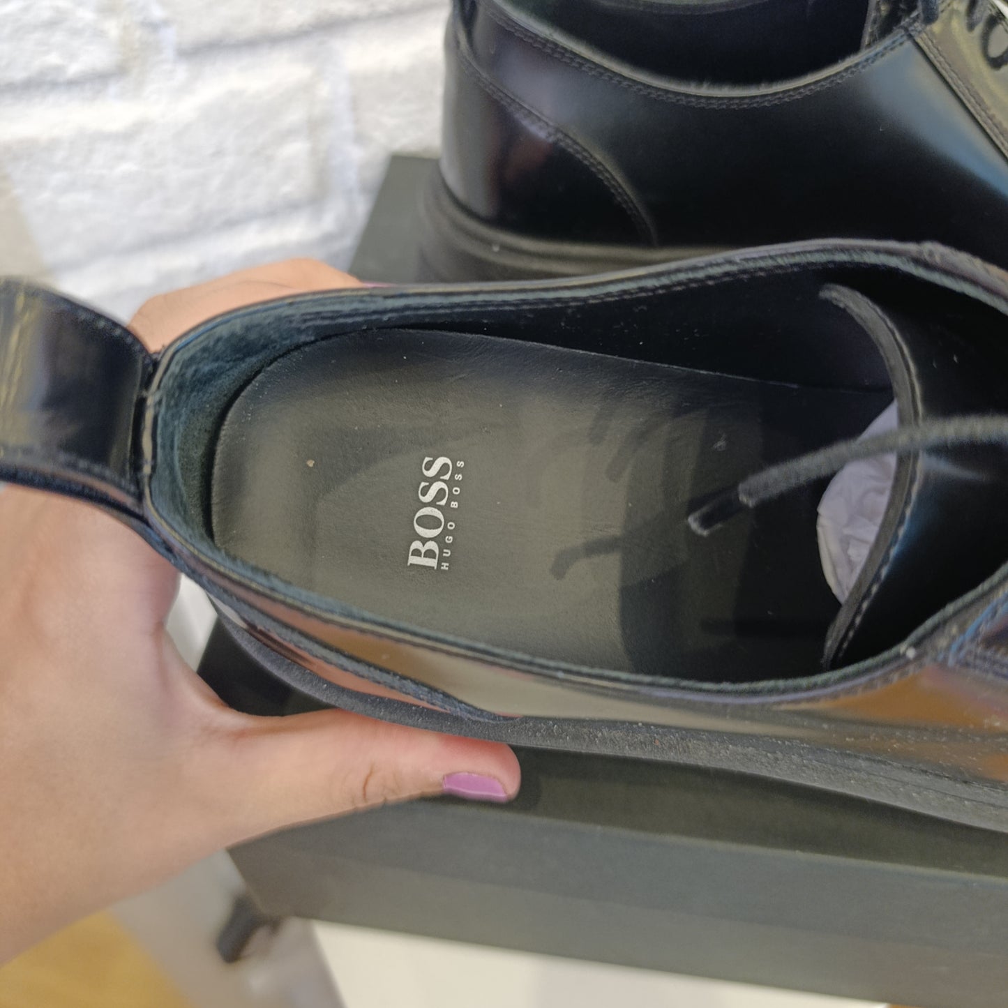 Scarpe pelle n*38 Hugo Boss