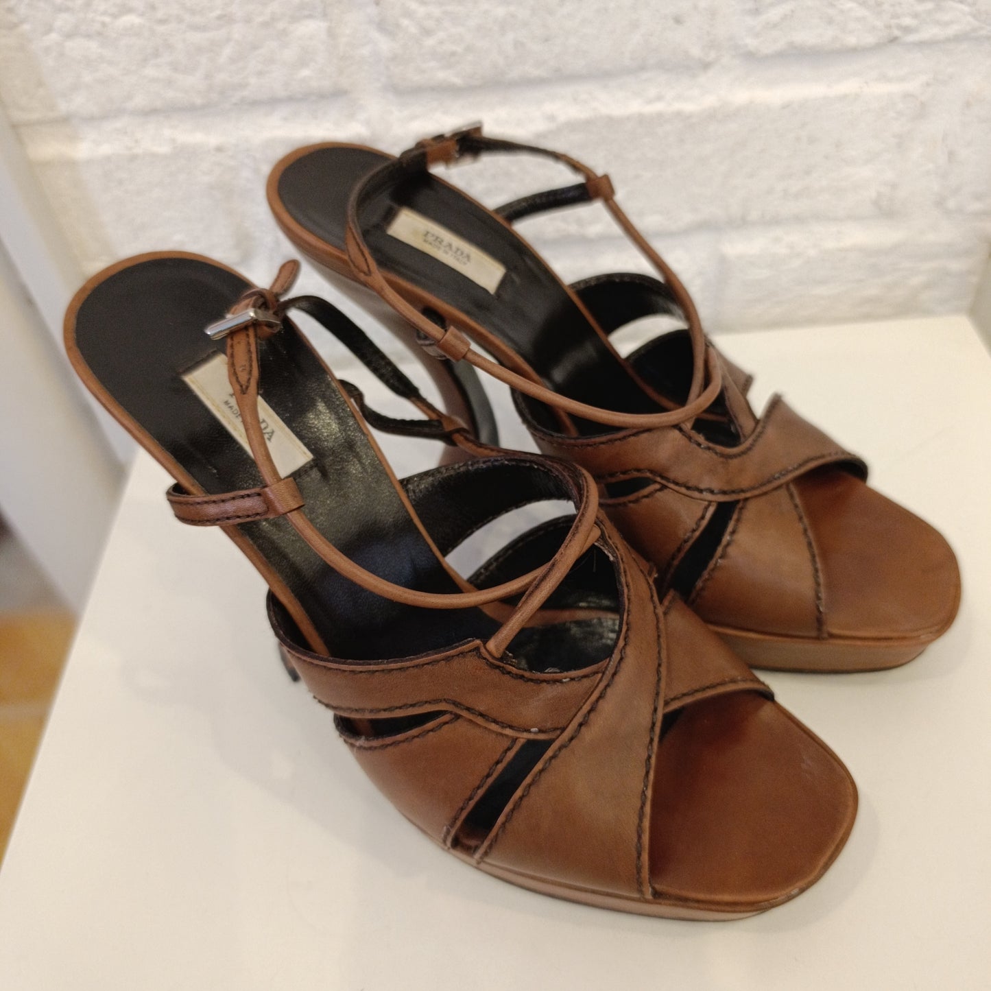 Scarpe Prada n*37 marroni