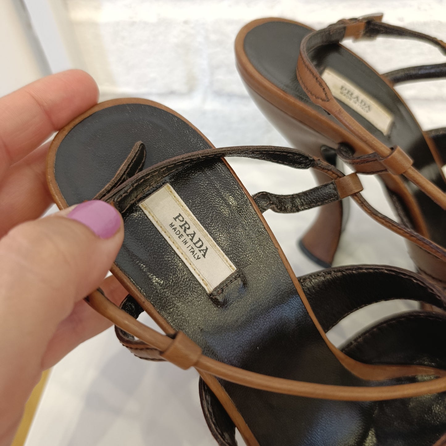 Scarpe Prada n*37 marroni