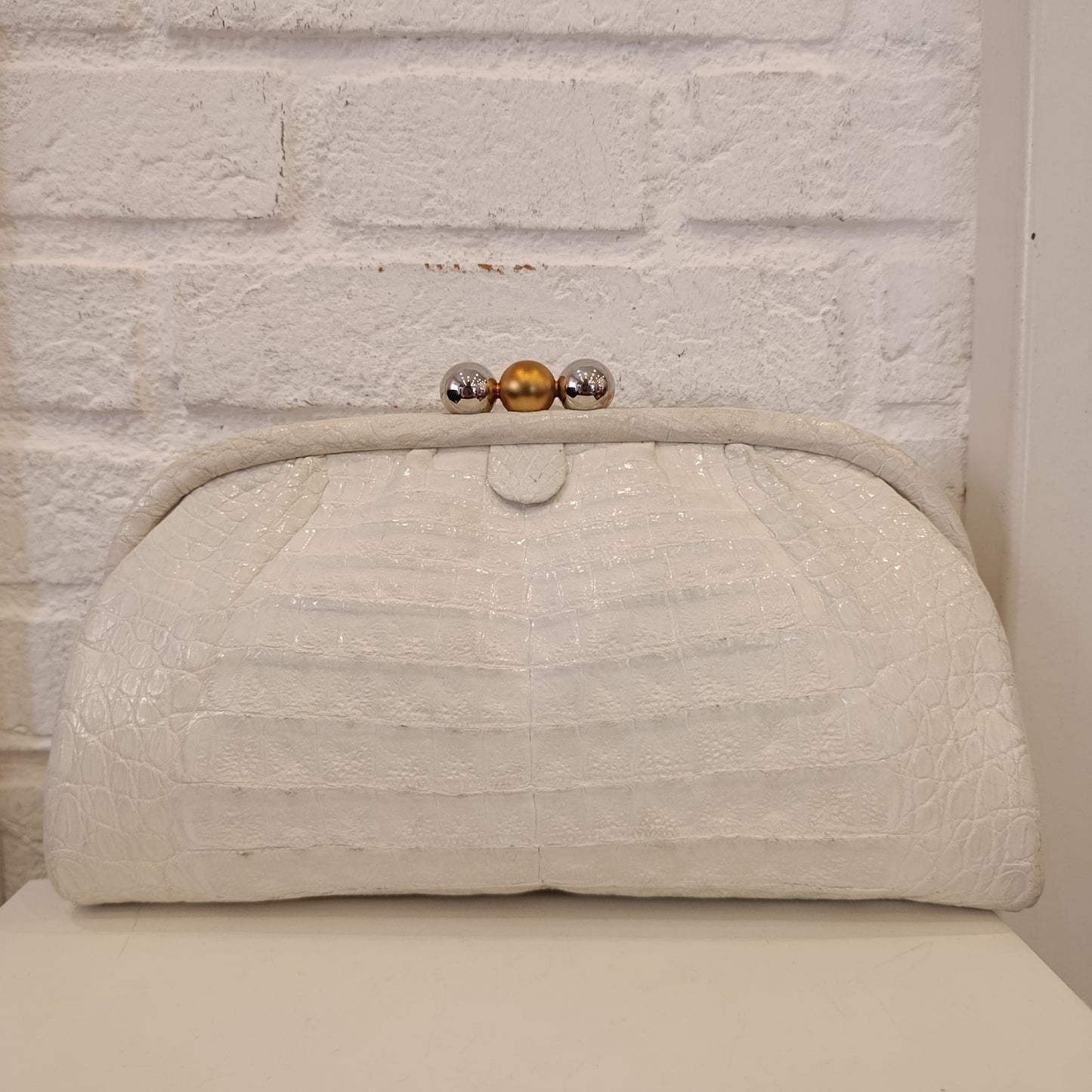 Borsa Chloe pochette in rettile vintage