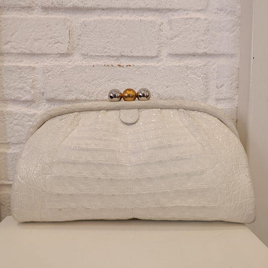 Borsa Chloe pochette in rettile vintage