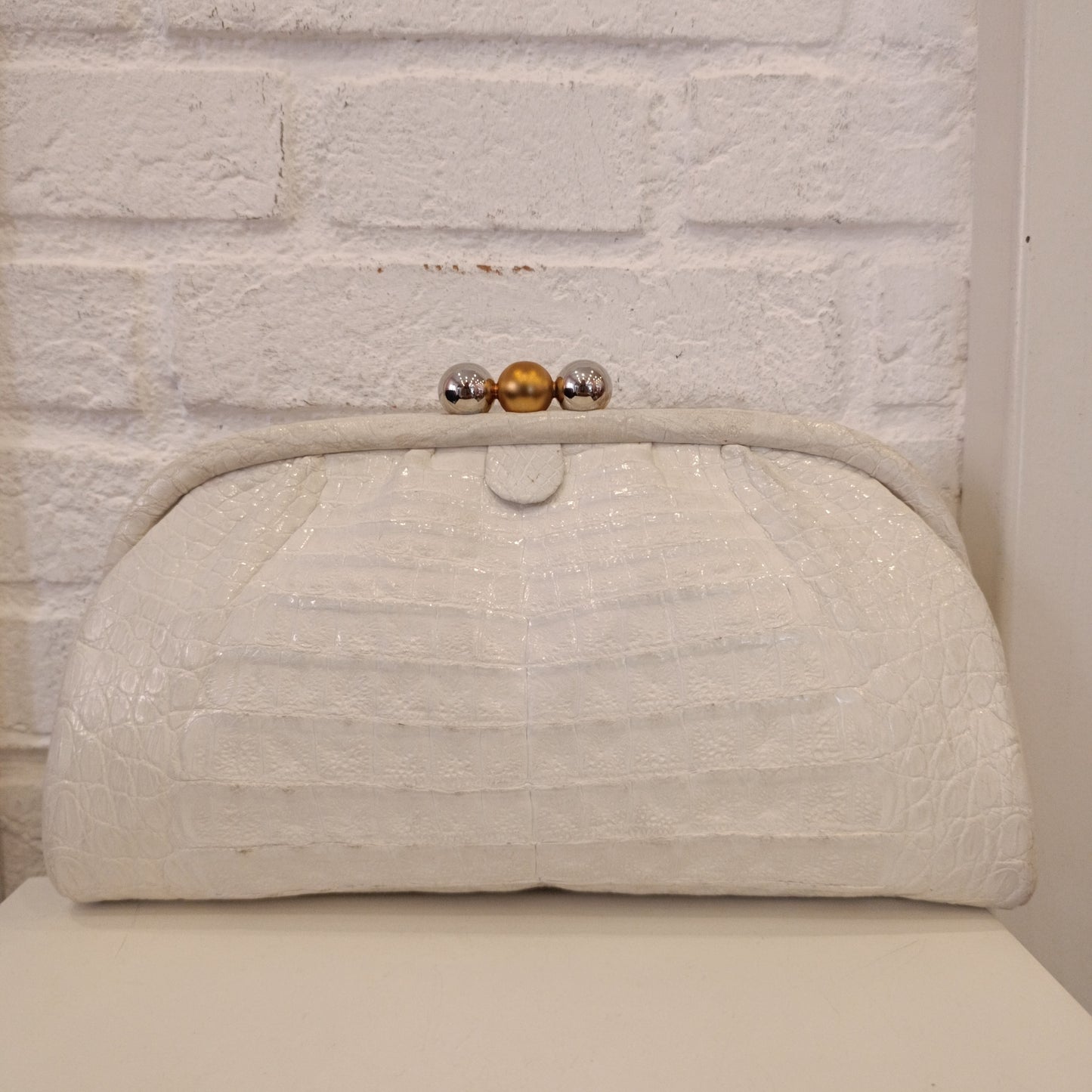 Borsa Chloe pochette in rettile vintage