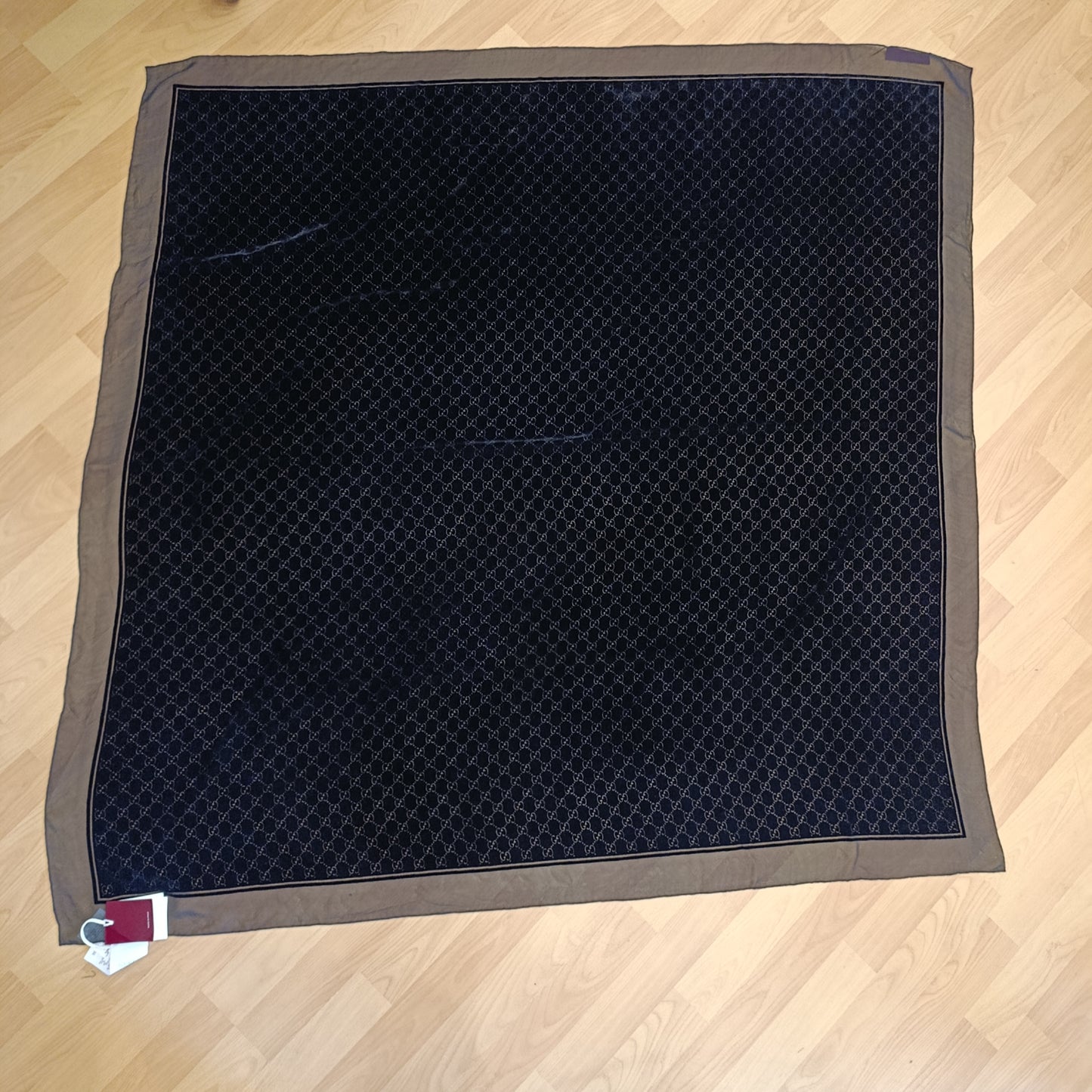 Sciarpa Gucci monogram velluto