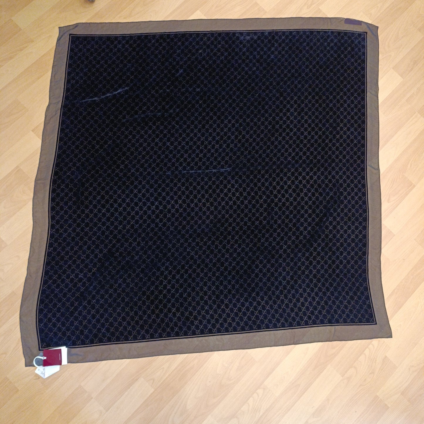 Sciarpa Gucci monogram velluto