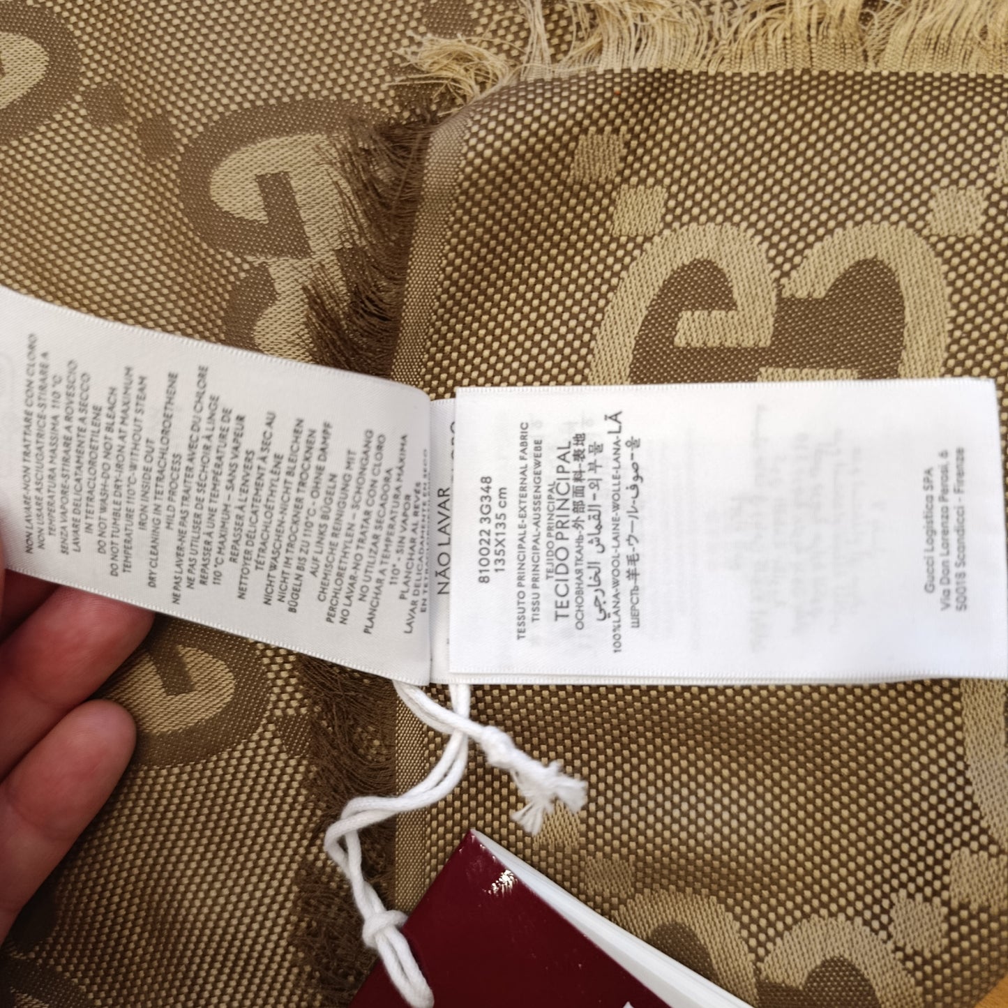Foulard Gucci maxi logo