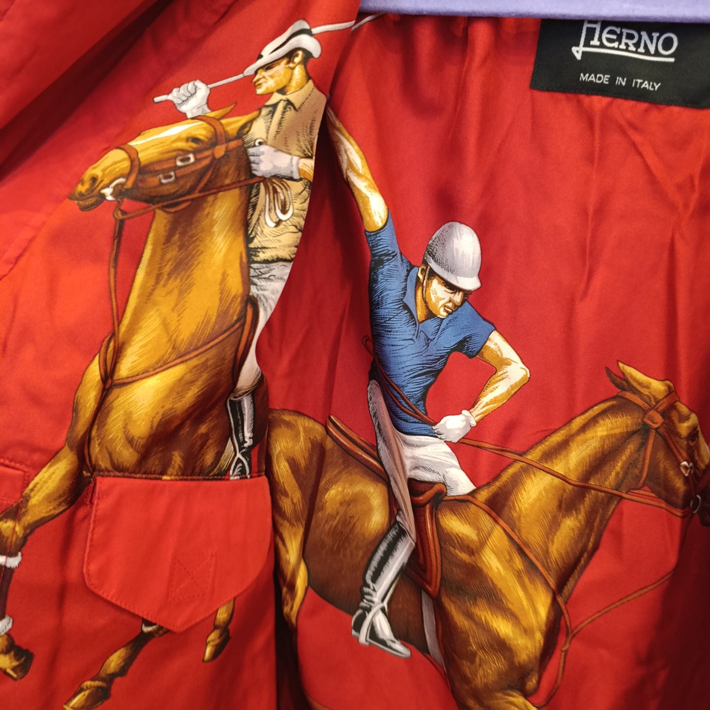 Trench Herno tg 52 rosso vintage