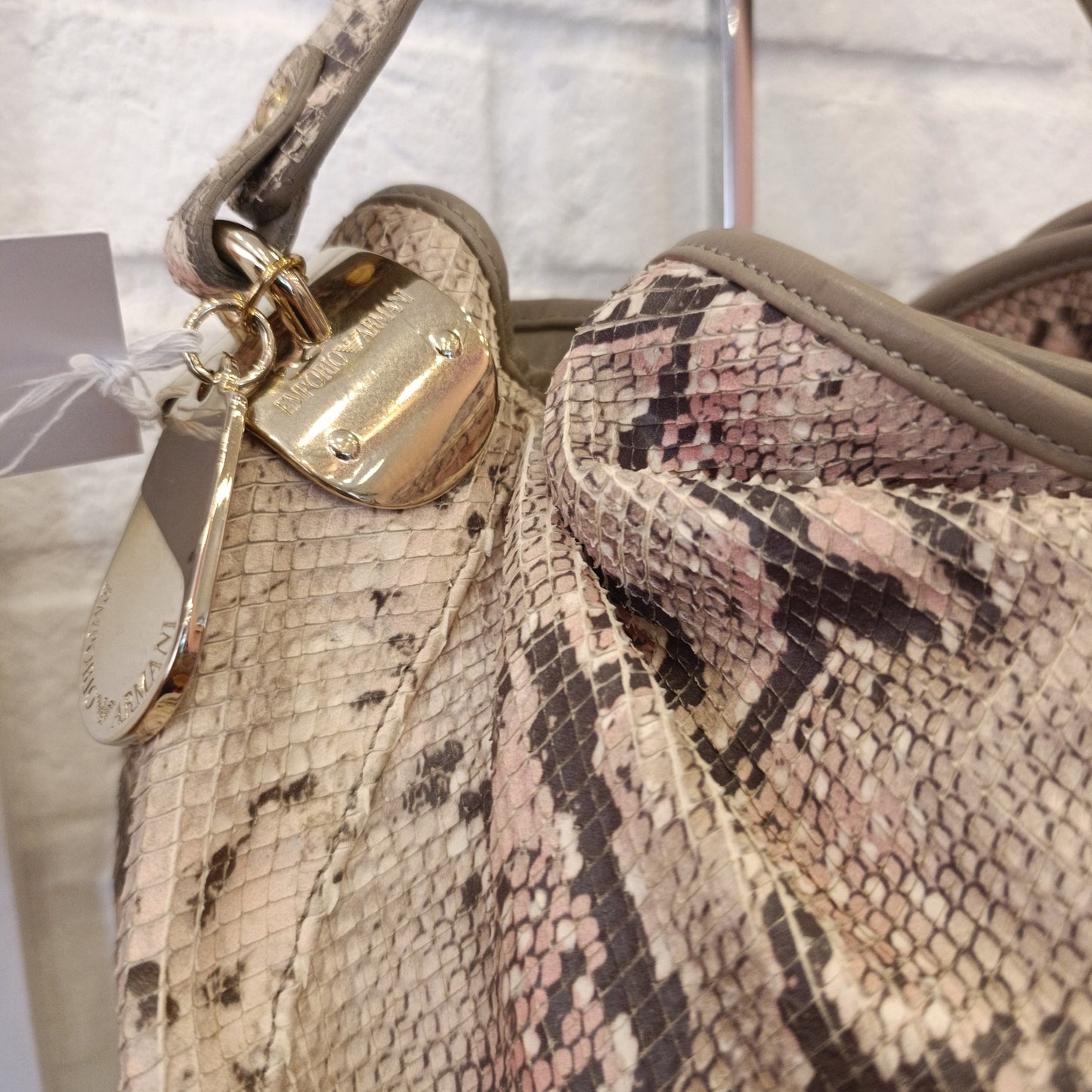 Borsa Emporio Armani pitone