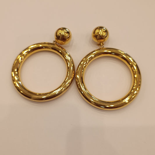 Orecchini vintage a cerchio