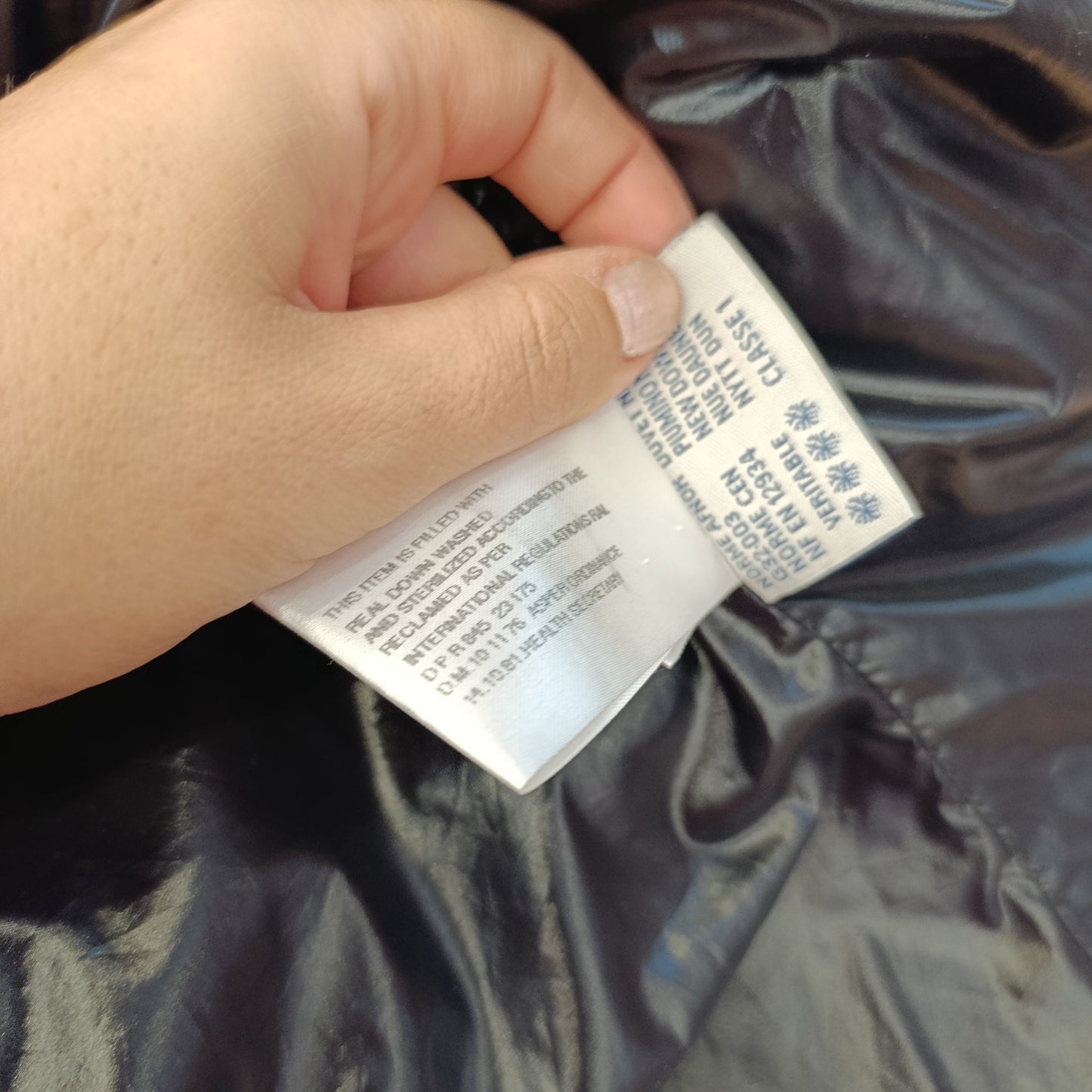Moncler nero tg 4