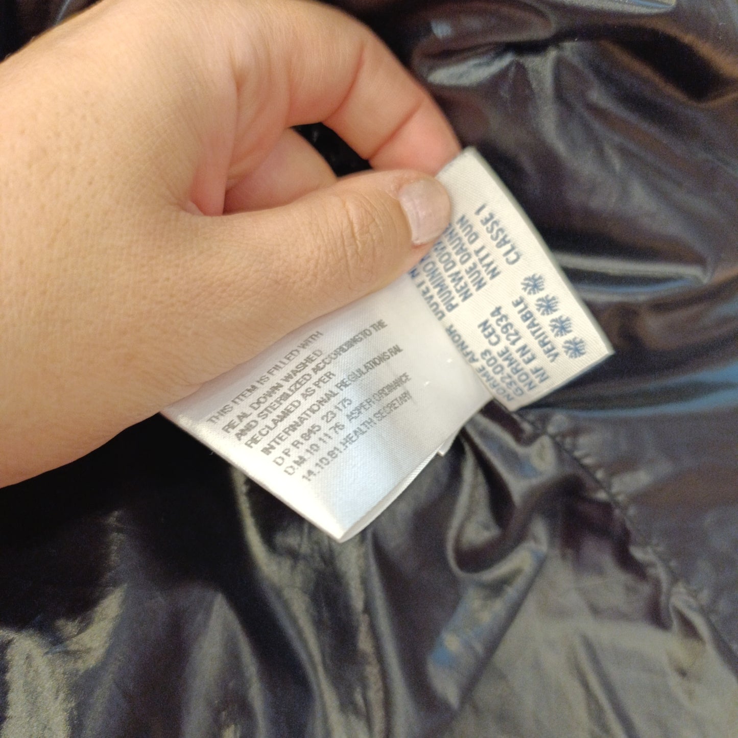 Moncler nero tg 4