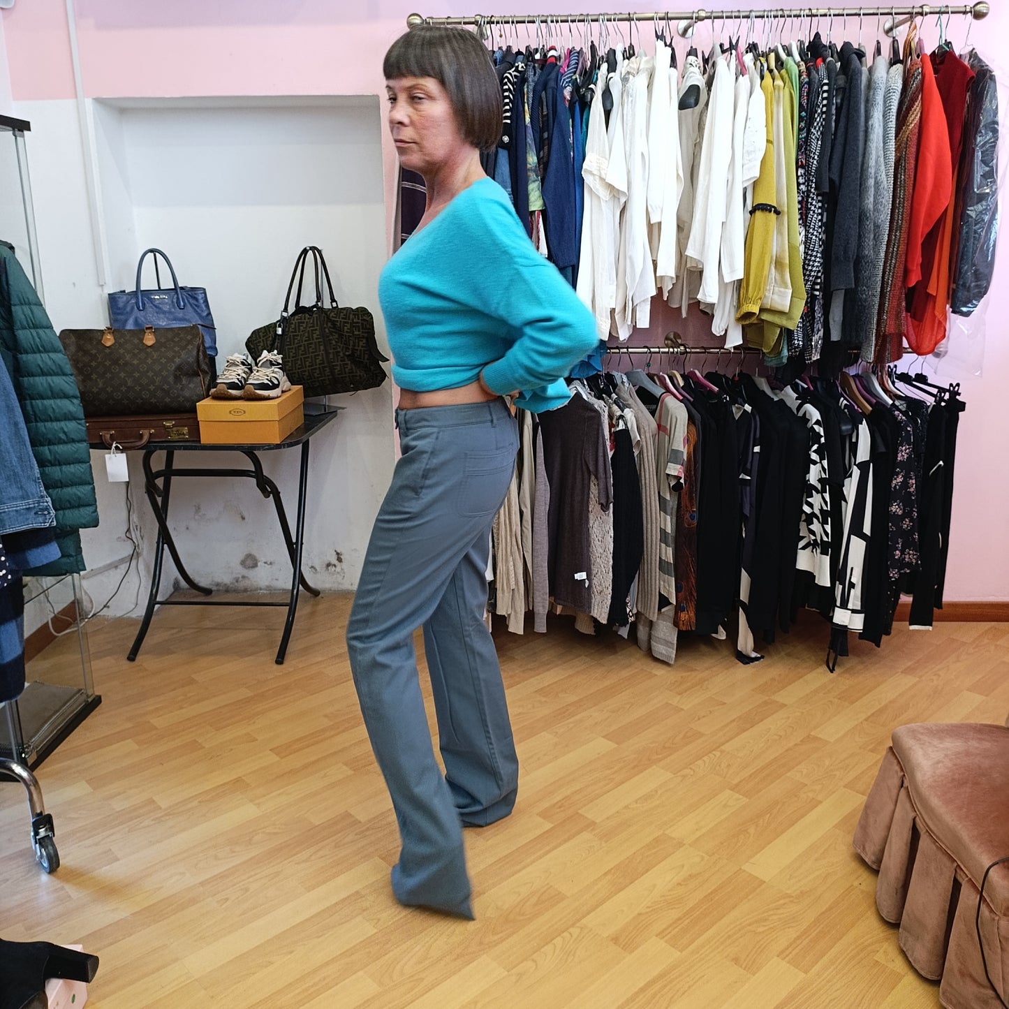 Pantalone agnona tg 38 nuovo