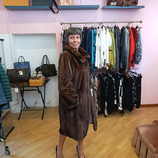 Pelliccia visone cappottino tg S/M