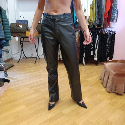 Pantaloni in pelle tg 42