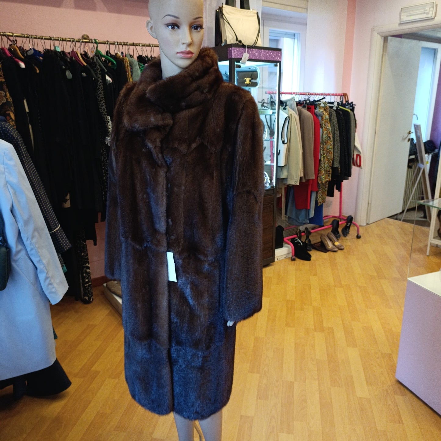 Pelliccia visone cappottino tg S/M