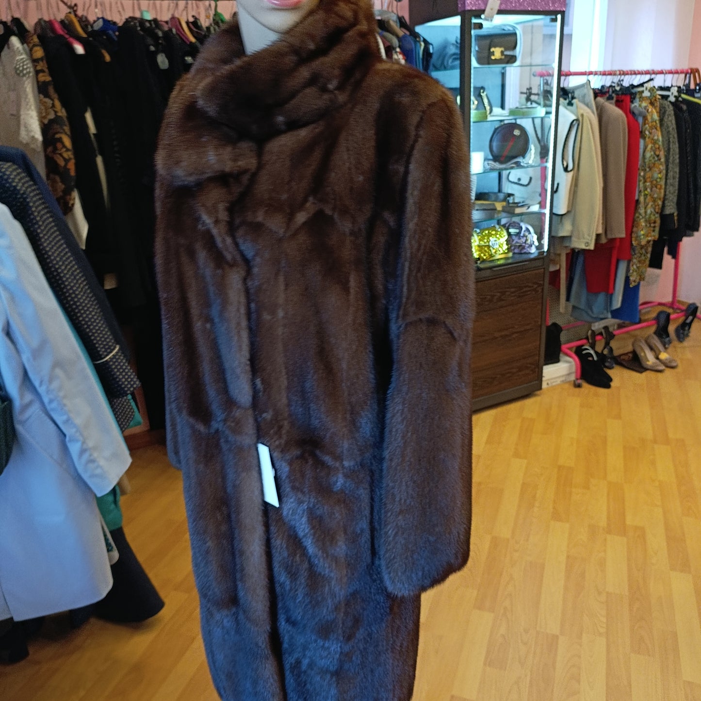 Pelliccia visone cappottino tg S/M