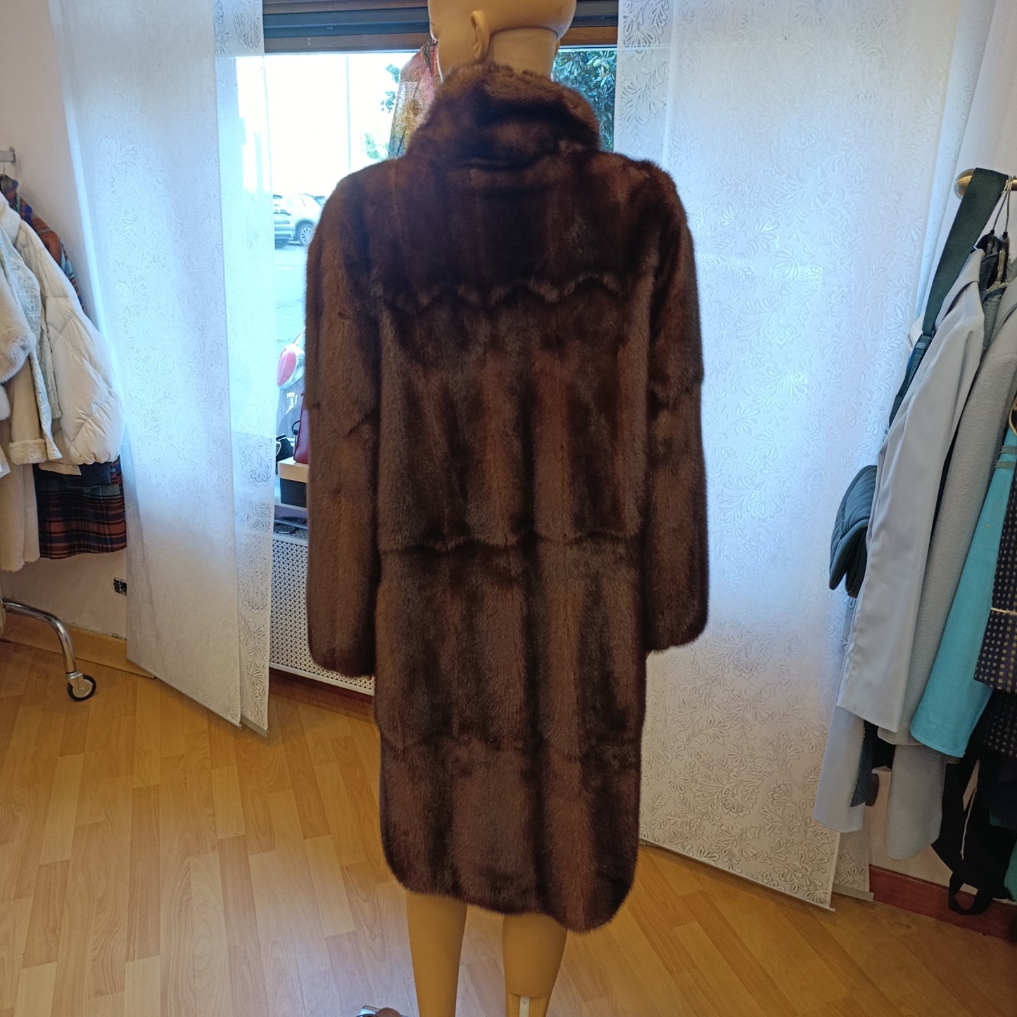 Pelliccia visone cappottino tg S/M