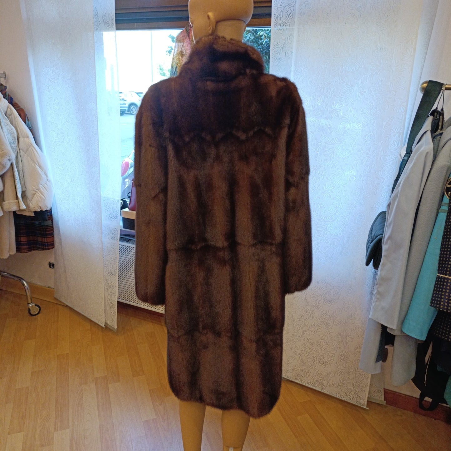 Pelliccia visone cappottino tg S/M