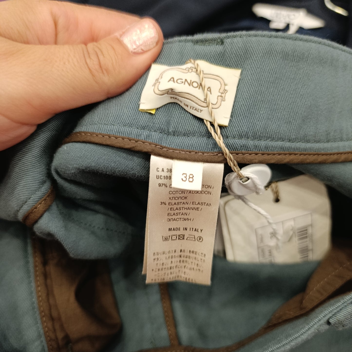 Pantalone agnona tg 38 nuovo