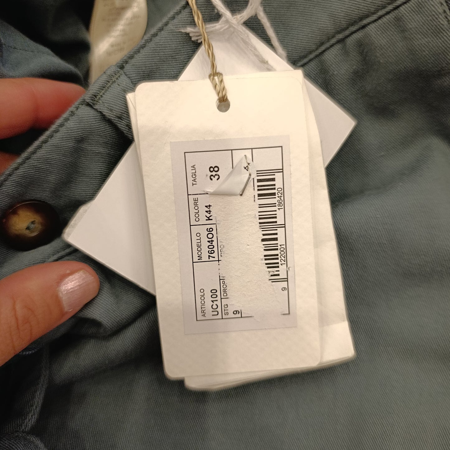 Pantalone agnona tg 38 nuovo