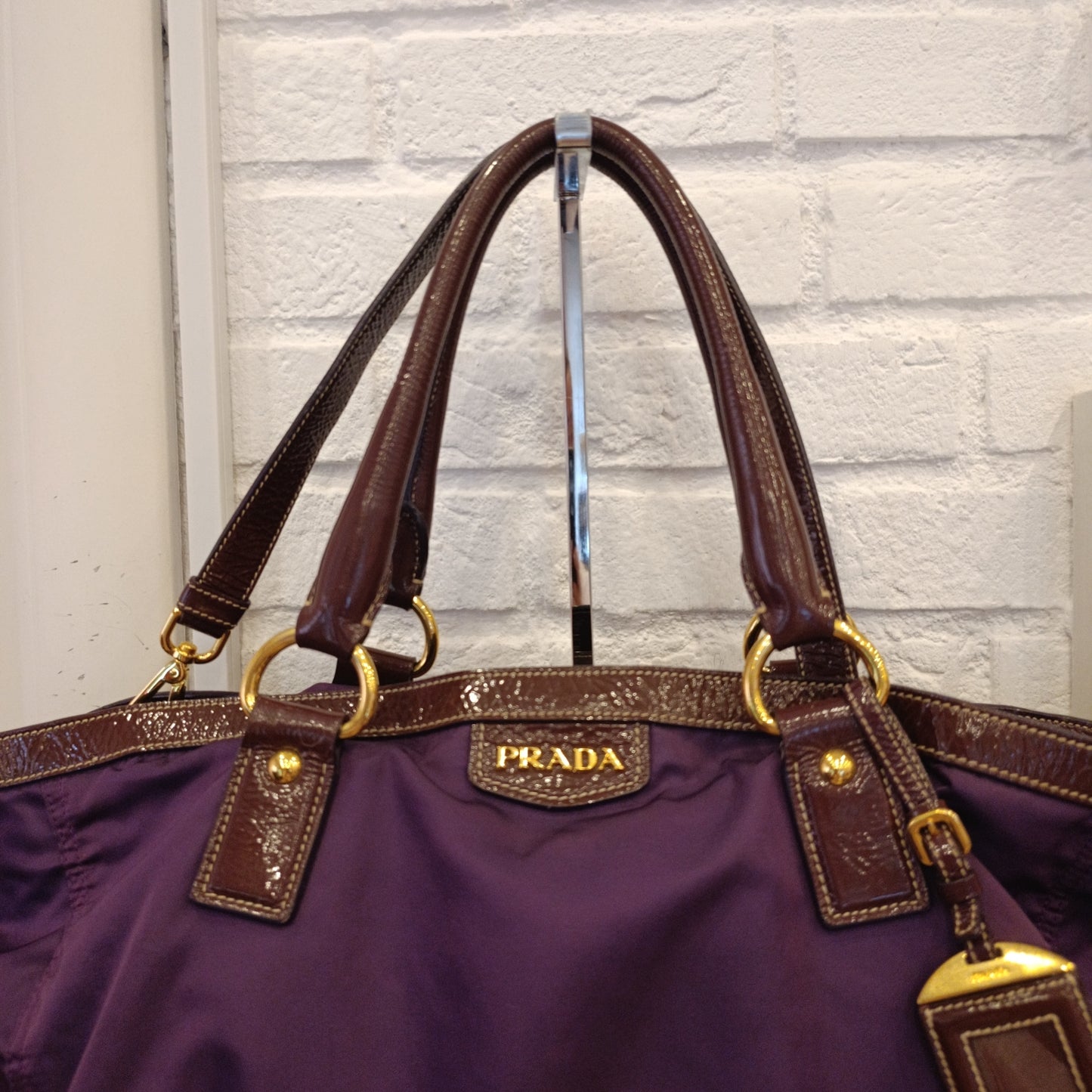 Borsa Prada viola