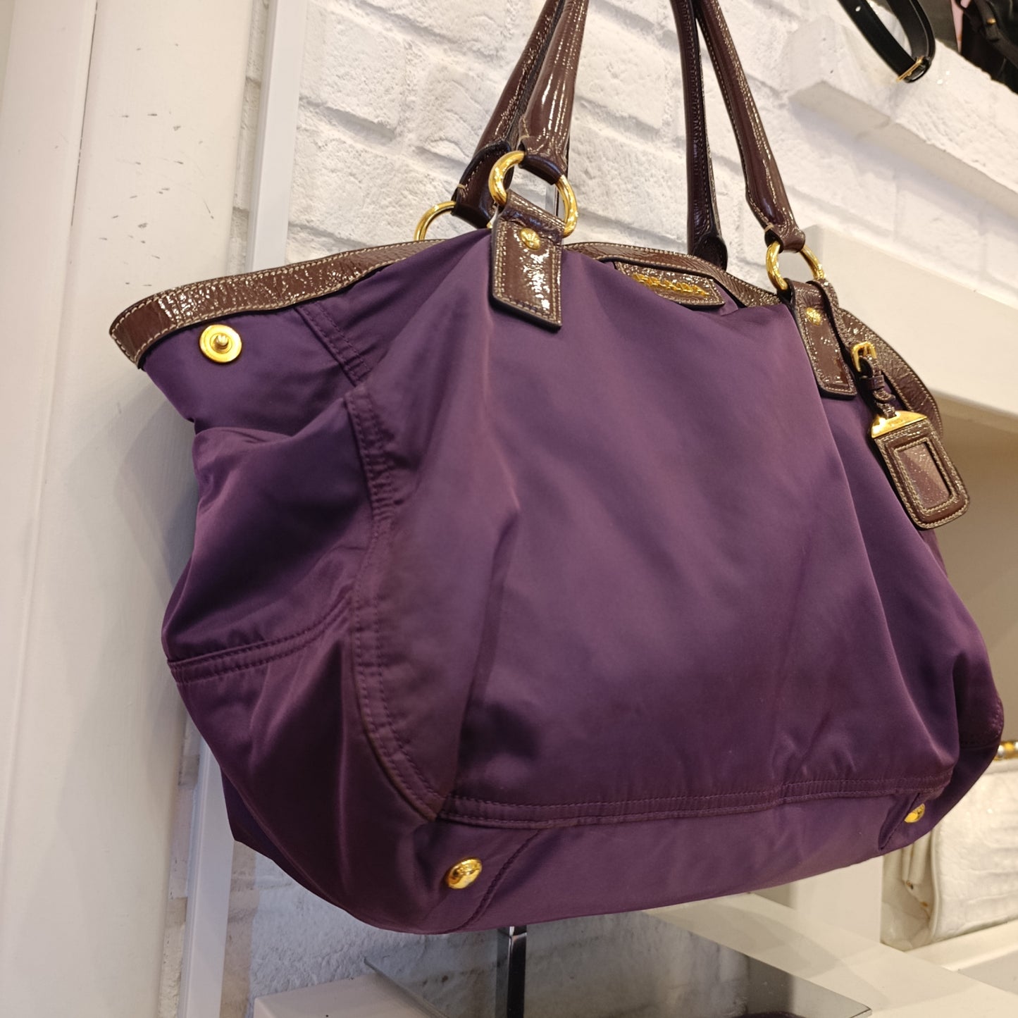 Borsa Prada viola