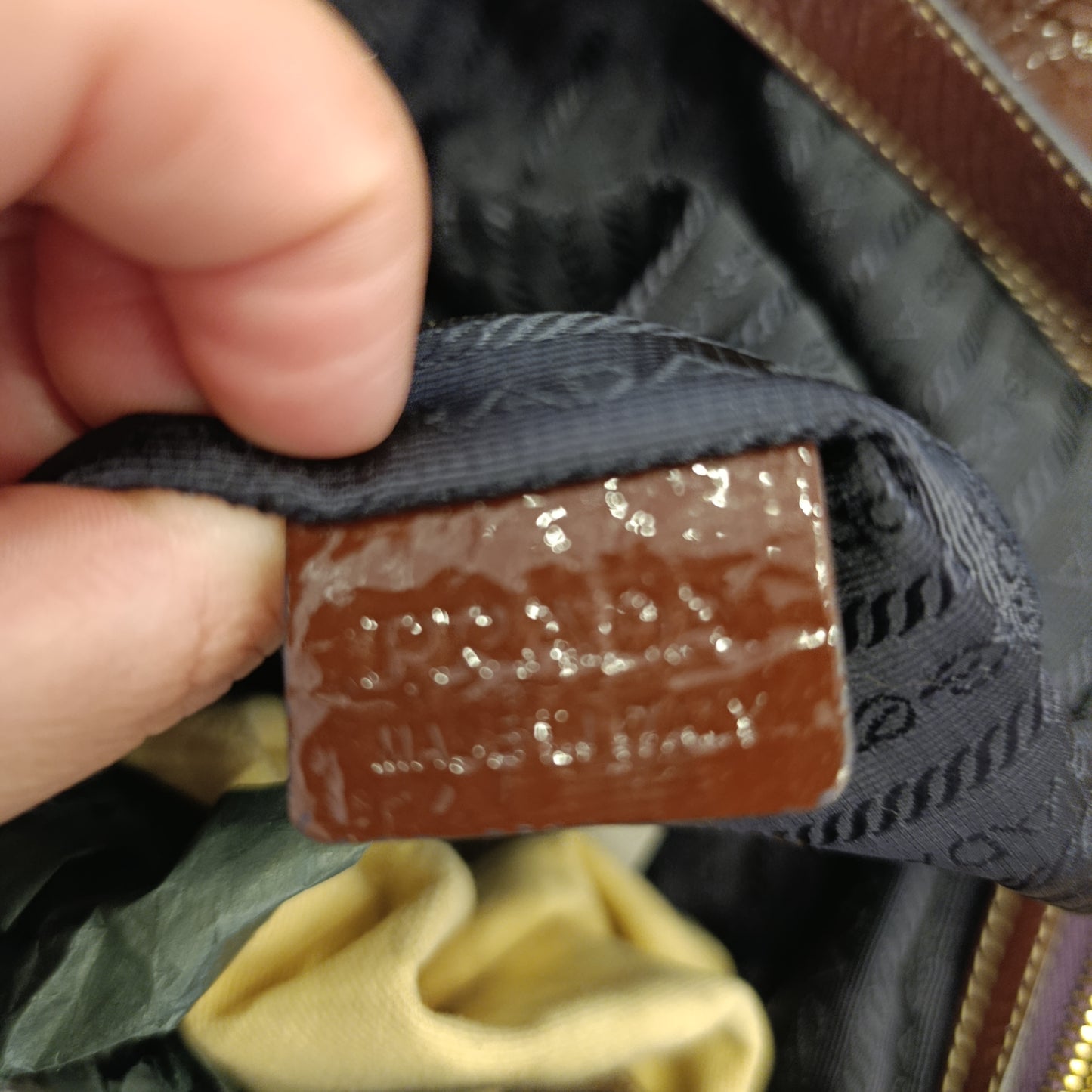 Borsa Prada viola