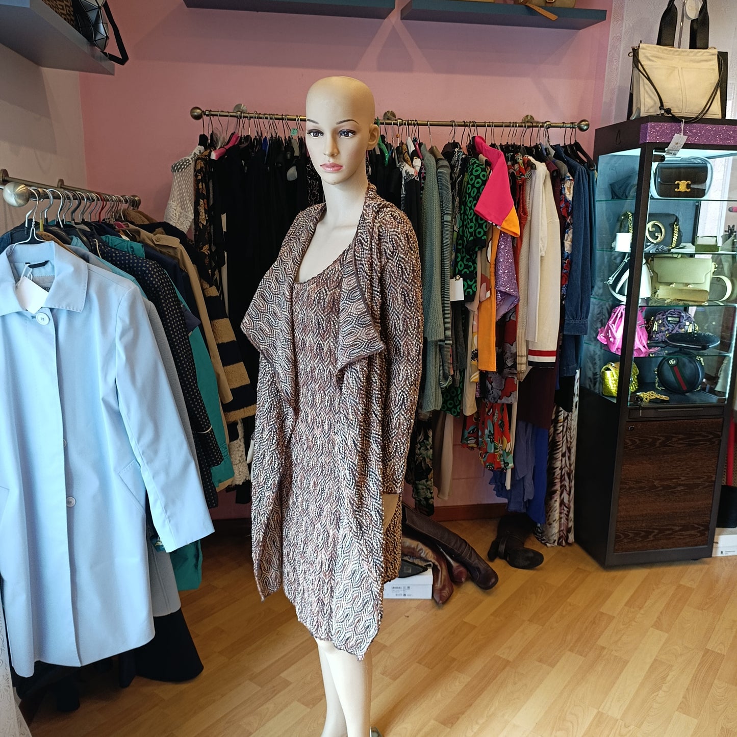 Abito Missoni tg 44 con cardigan