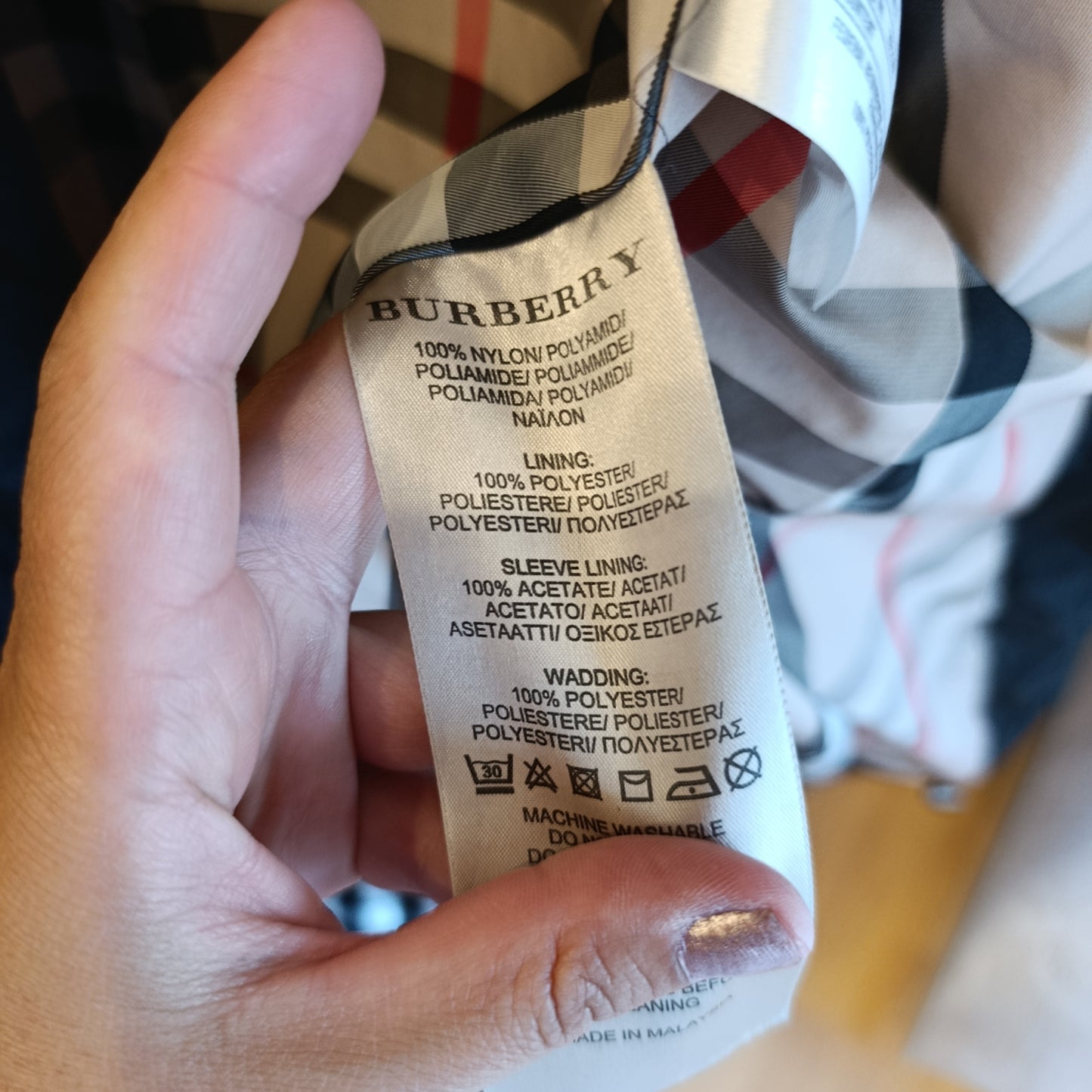 Piumino Burberry tg 42