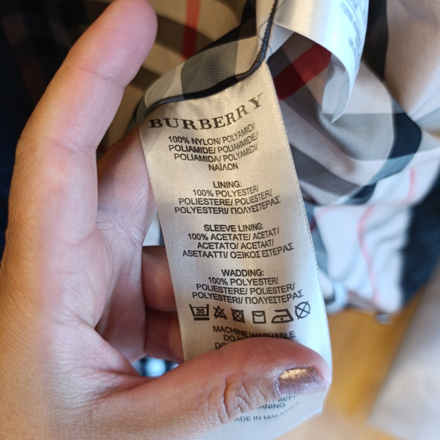 Piumino Burberry tg 42