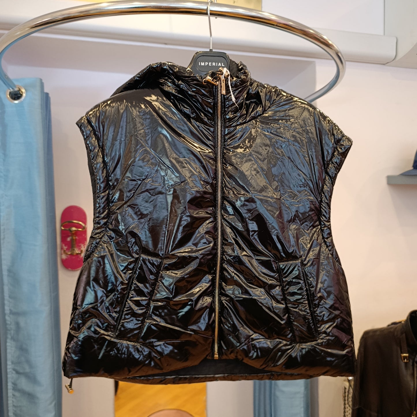 Gilet Twin Set effetto lucido tg S