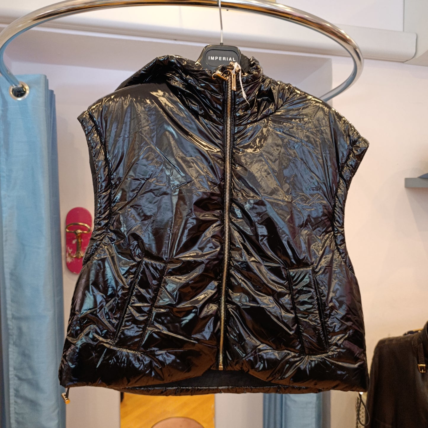 Gilet Twin Set effetto lucido tg S