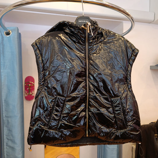 Gilet Twin Set effetto lucido tg S