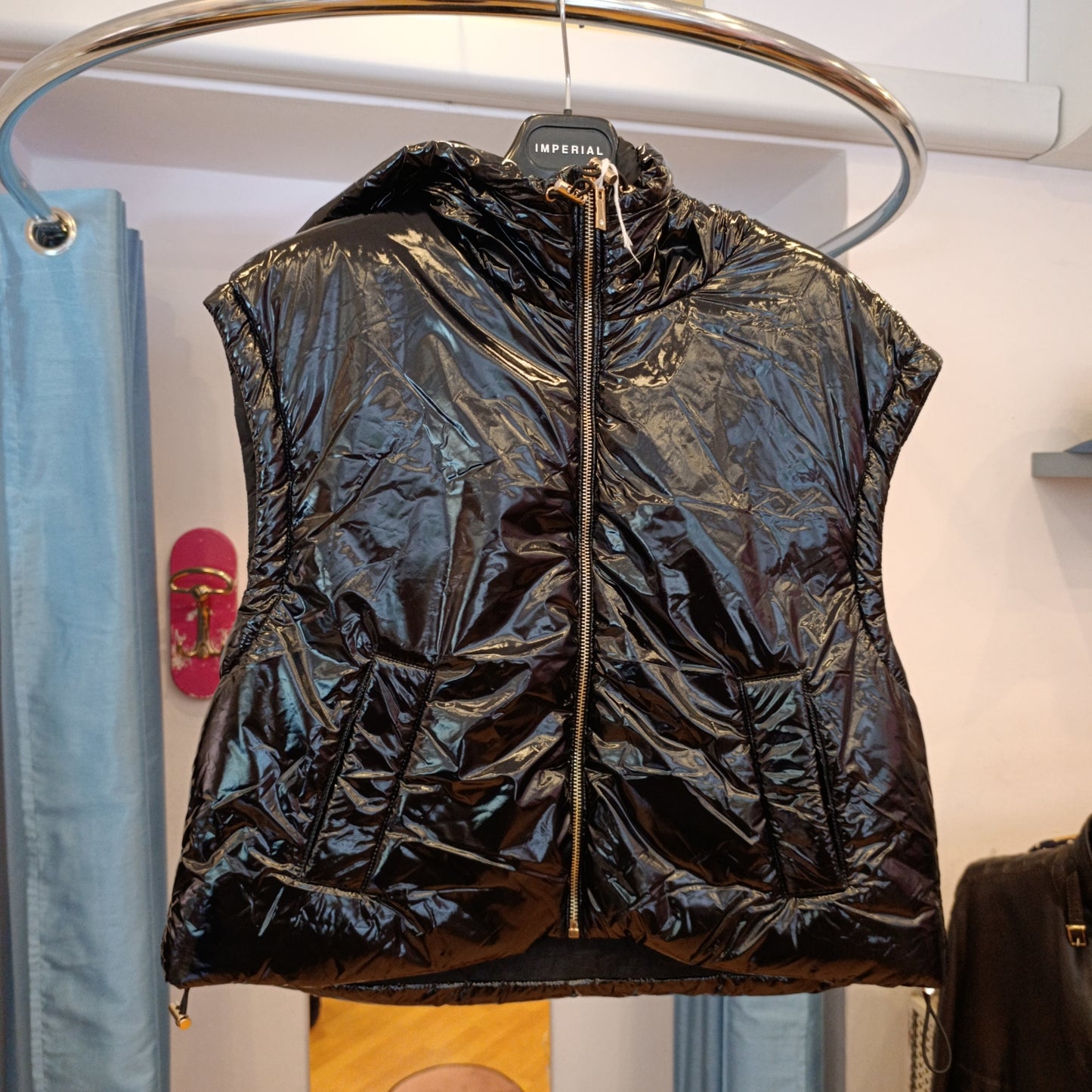 Gilet Twin Set effetto lucido tg S