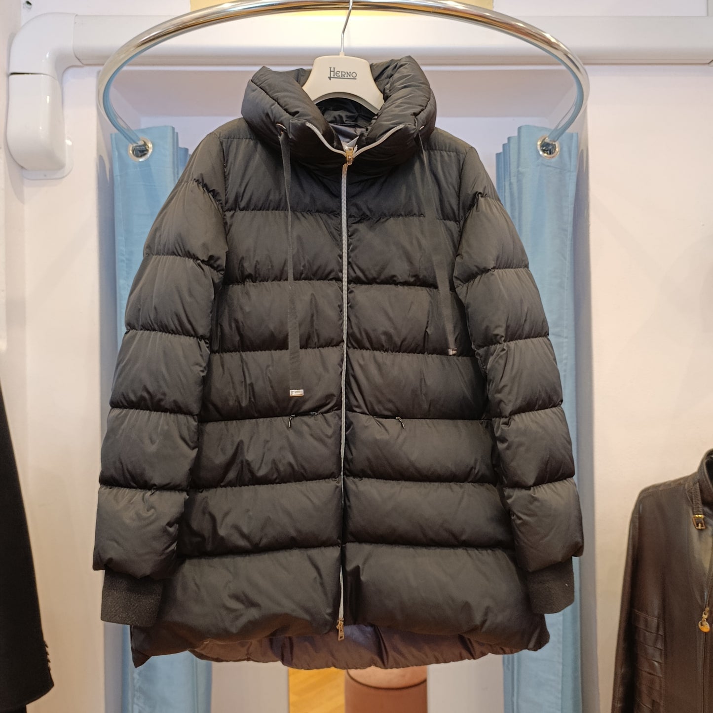 Piumino Herno inserti lurex tg 40 abbondante
