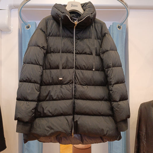 Piumino Herno inserti lurex tg 40 abbondante