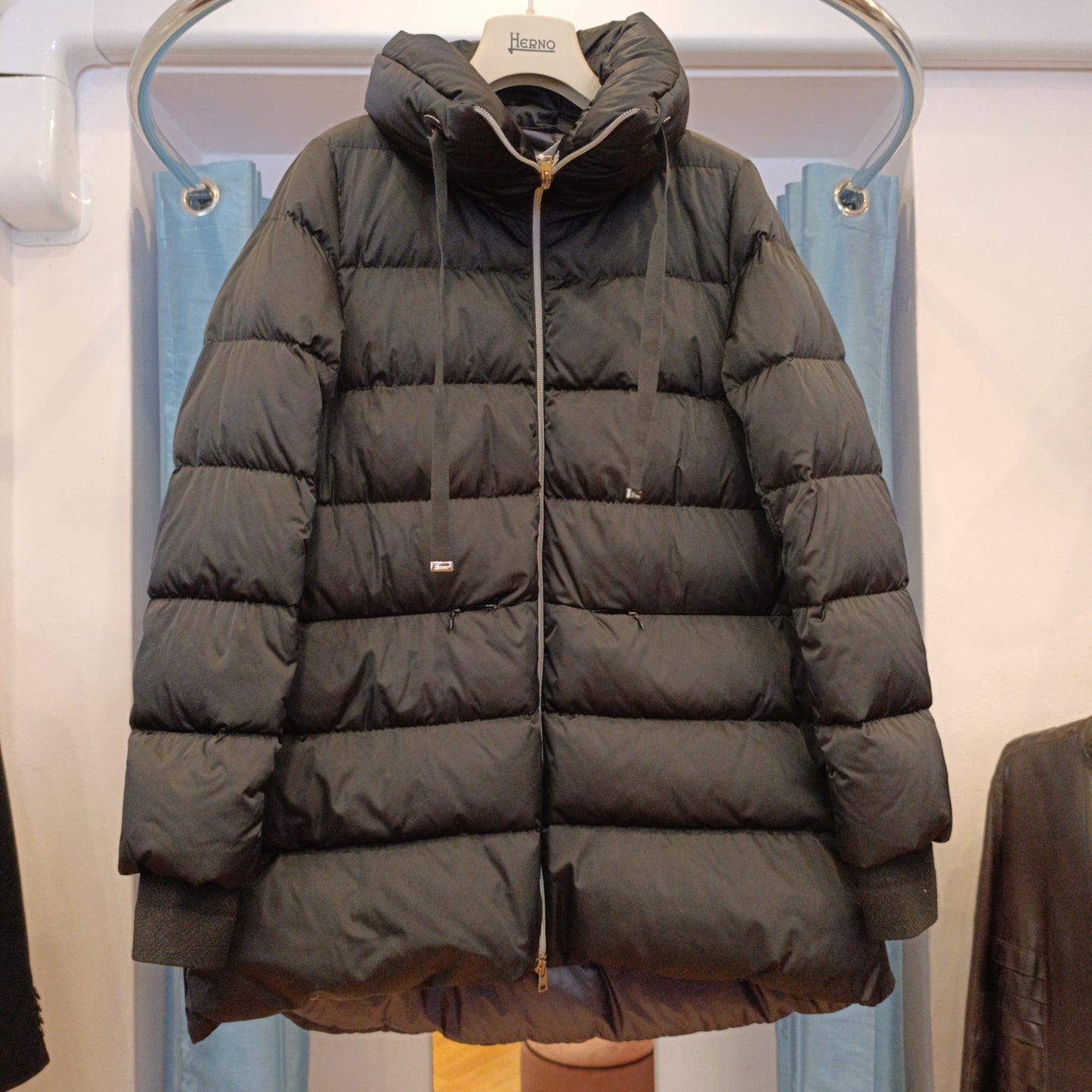 Piumino Herno inserti lurex tg 40 abbondante