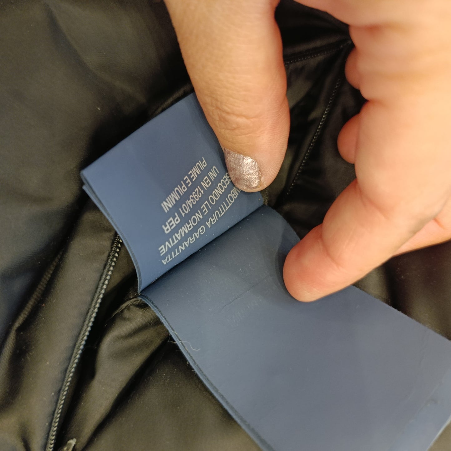 Piumino Herno inserti lurex tg 40 abbondante
