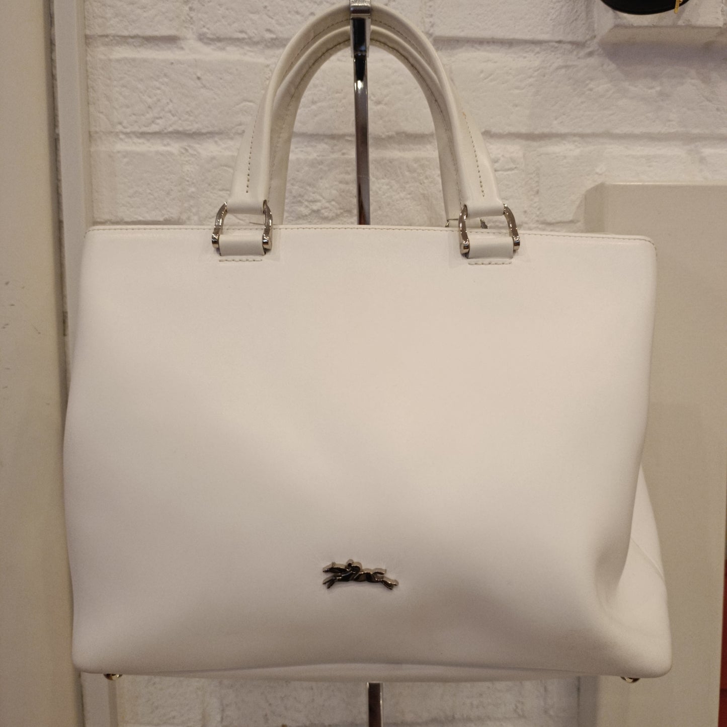 Borsa Longchamp bianca