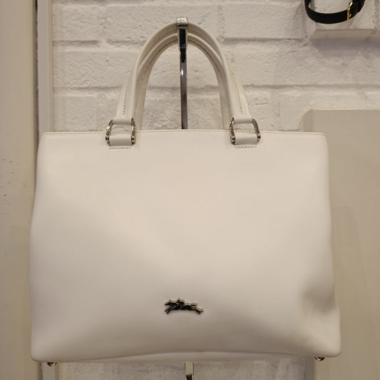 Borsa Longchamp bianca
