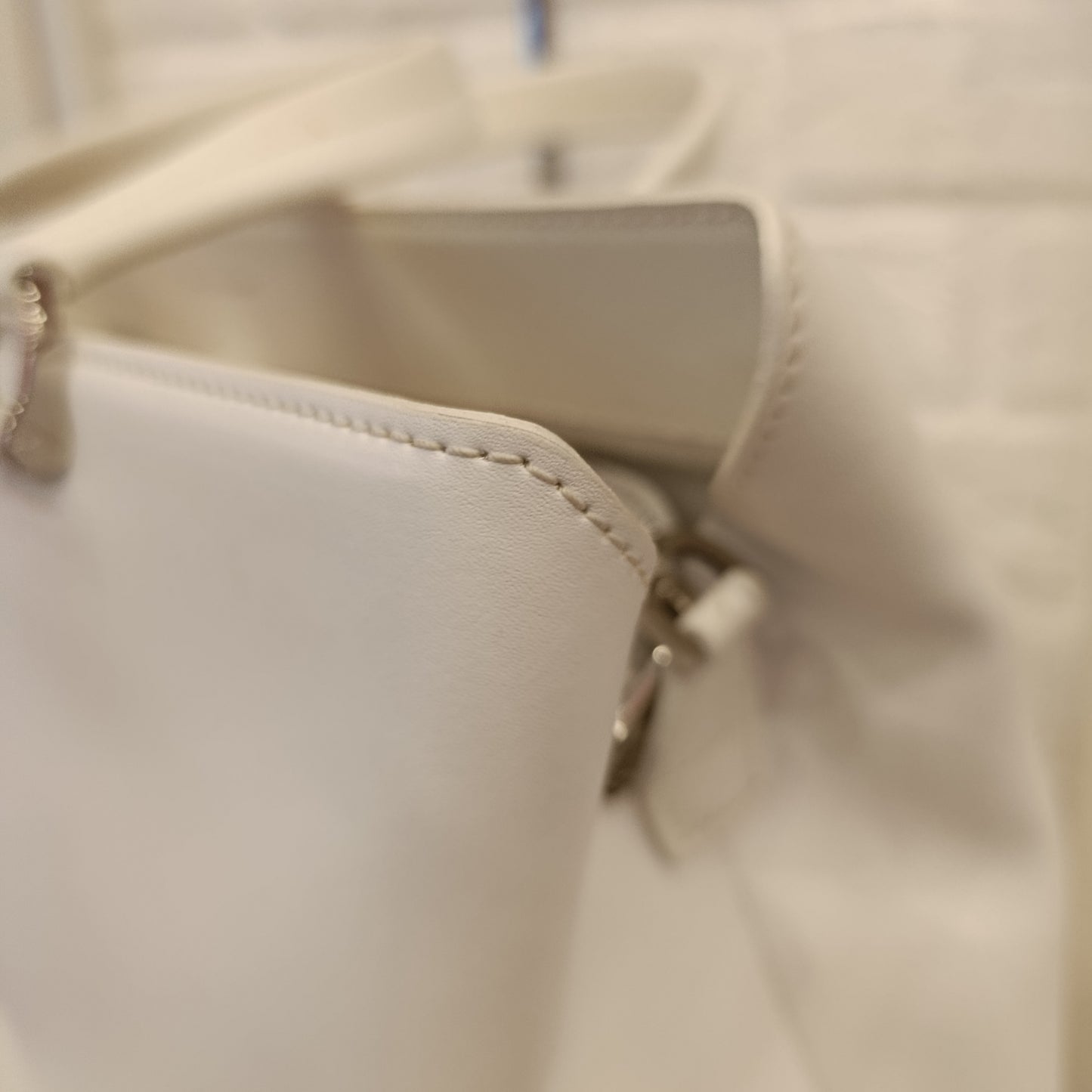 Borsa Longchamp bianca