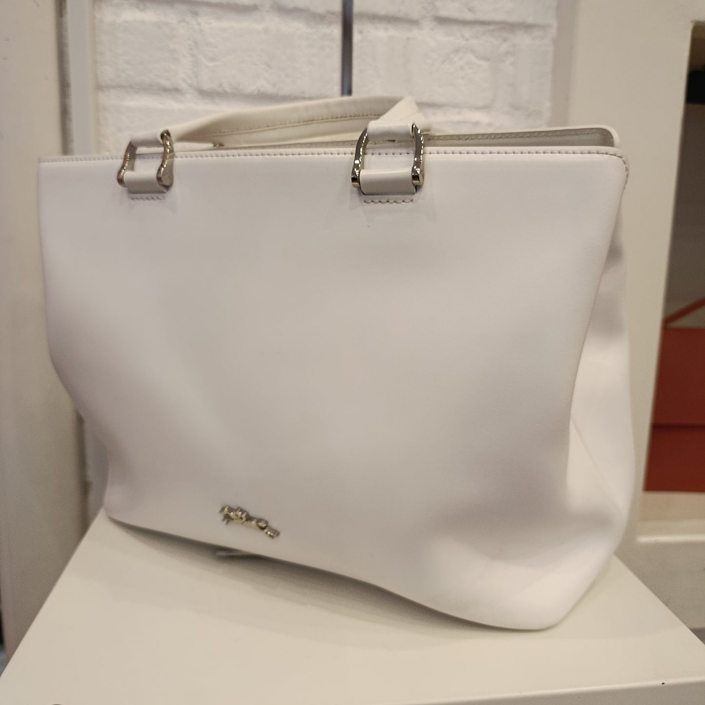 Borsa Longchamp bianca