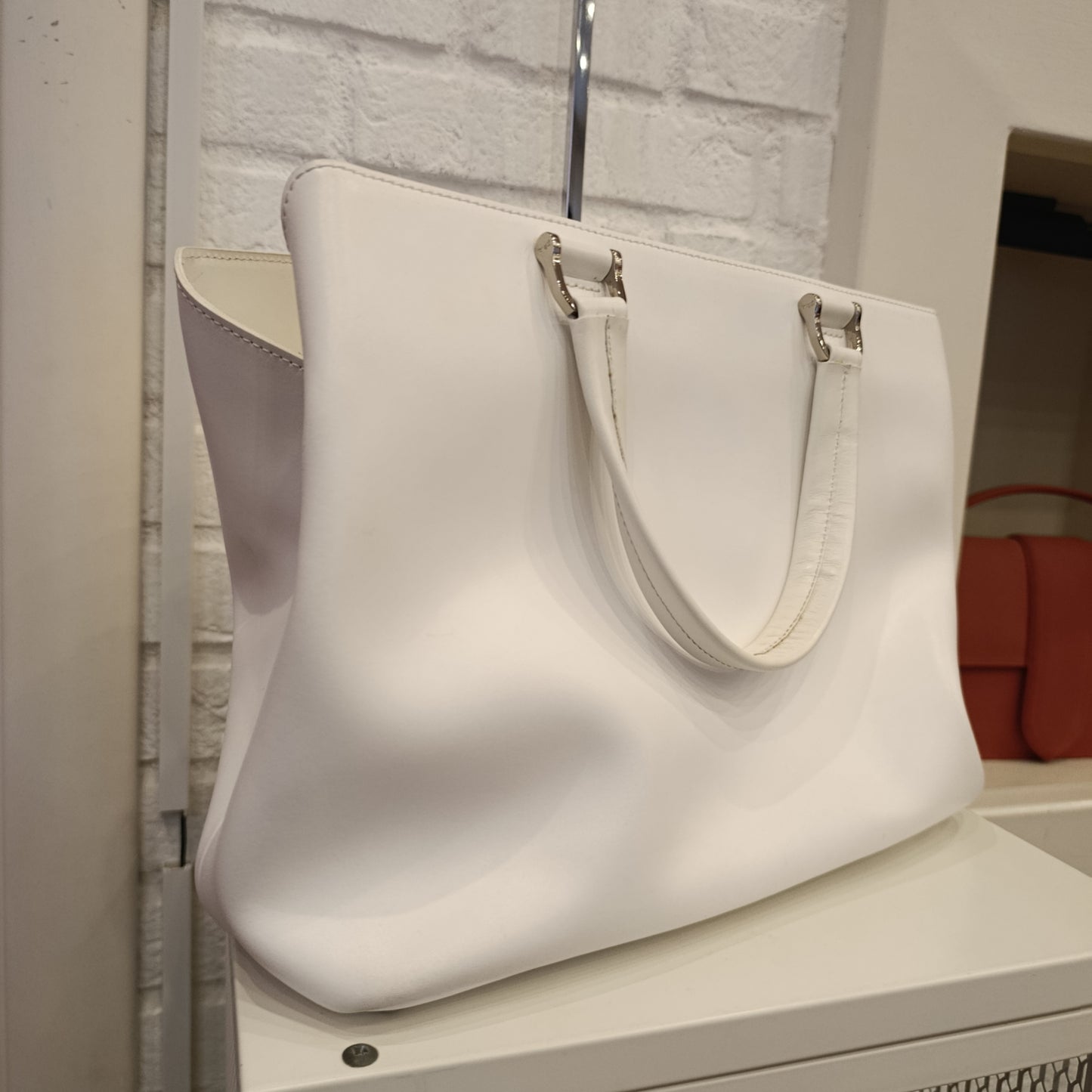 Borsa Longchamp bianca