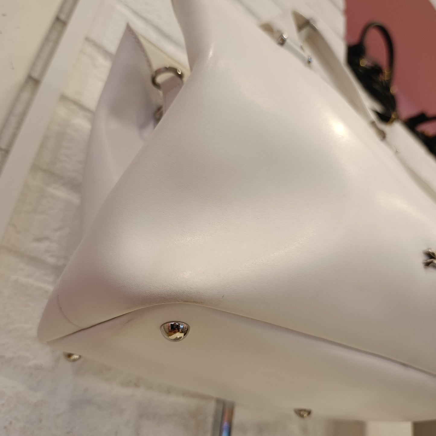Borsa Longchamp bianca