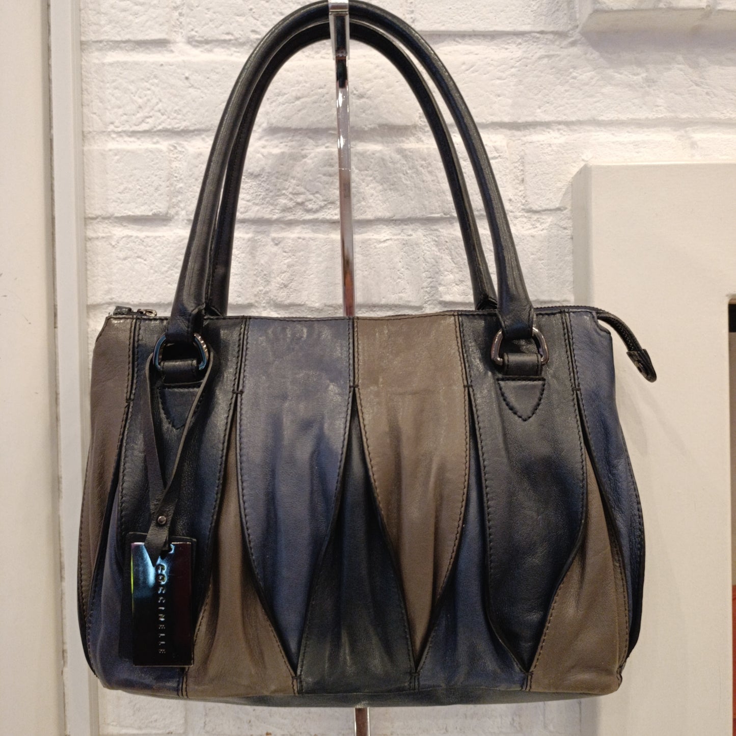 Borsa Coccinelle bicolore